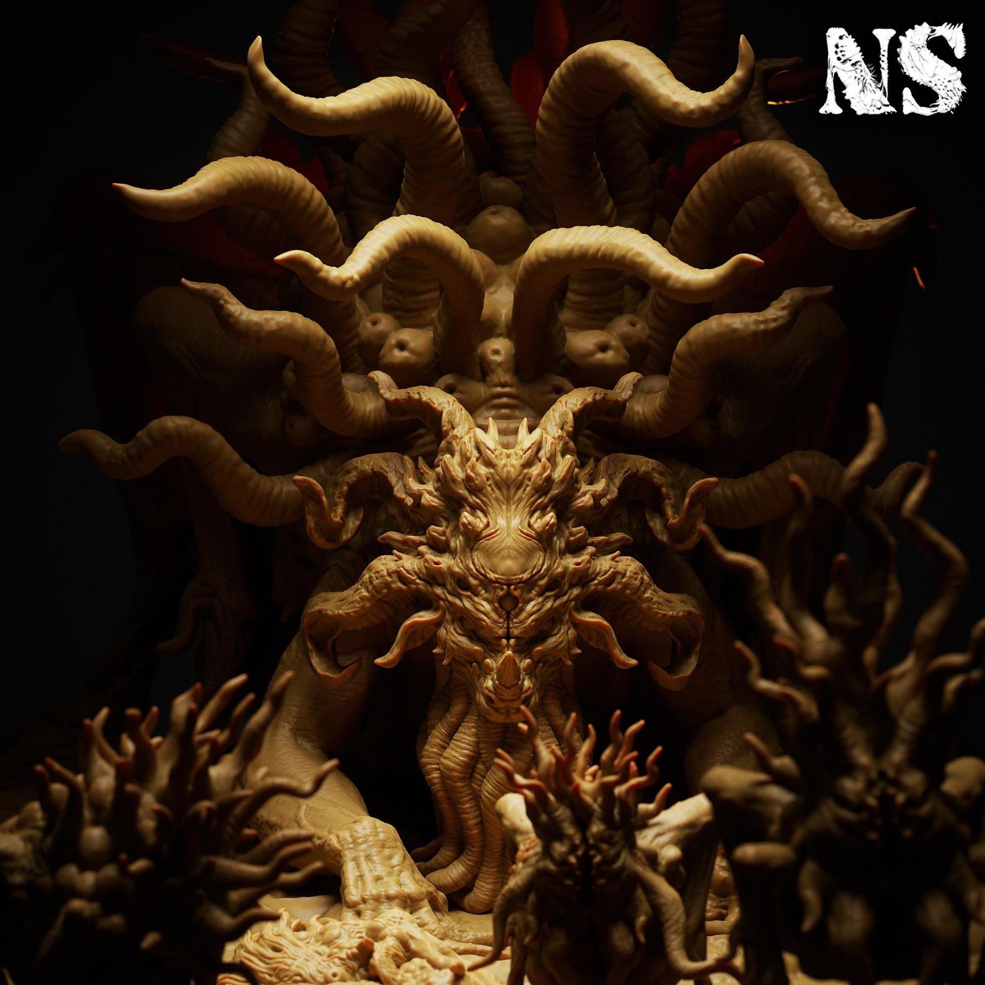 Shub-Niggurath, the Black Goat of the Woods and Thousand Young Collection | Lovecraft, Elder God | D&D Cosmic Horror Fantasy | NS Miniatures