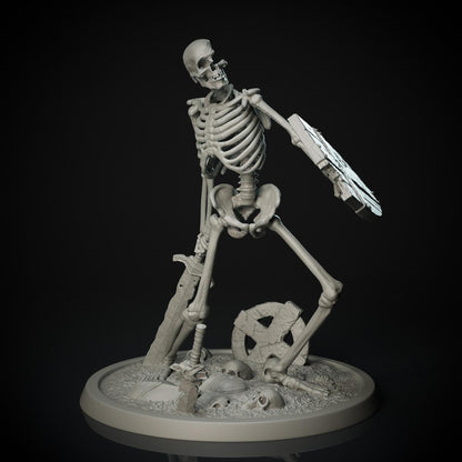 Skeleton Warriors, Giant, Display, Tabletop | D&D Horror Fantasy | NS Miniatures
