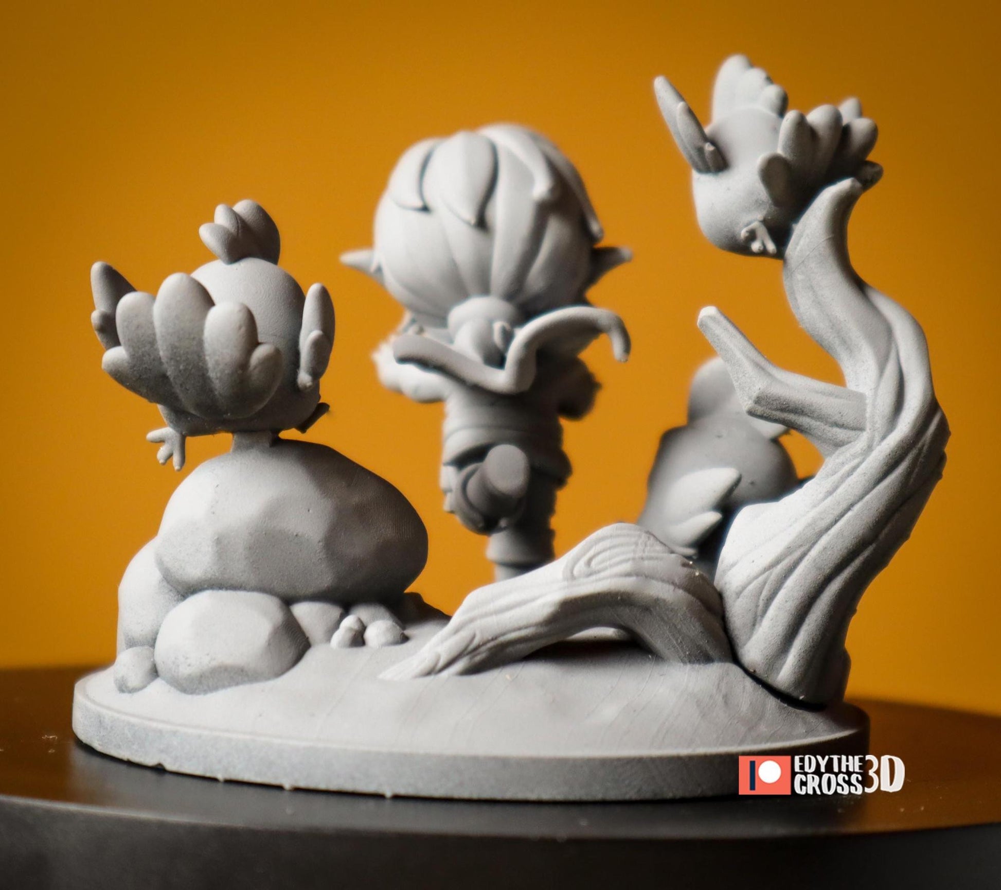 Chibi Chicken Hero | Resin Garage Kit Figure Game Fan Art | Nomnom Figures