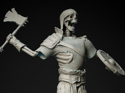 Skeleton Warriors, Giant, Display, Tabletop | D&D Horror Fantasy | NS Miniatures