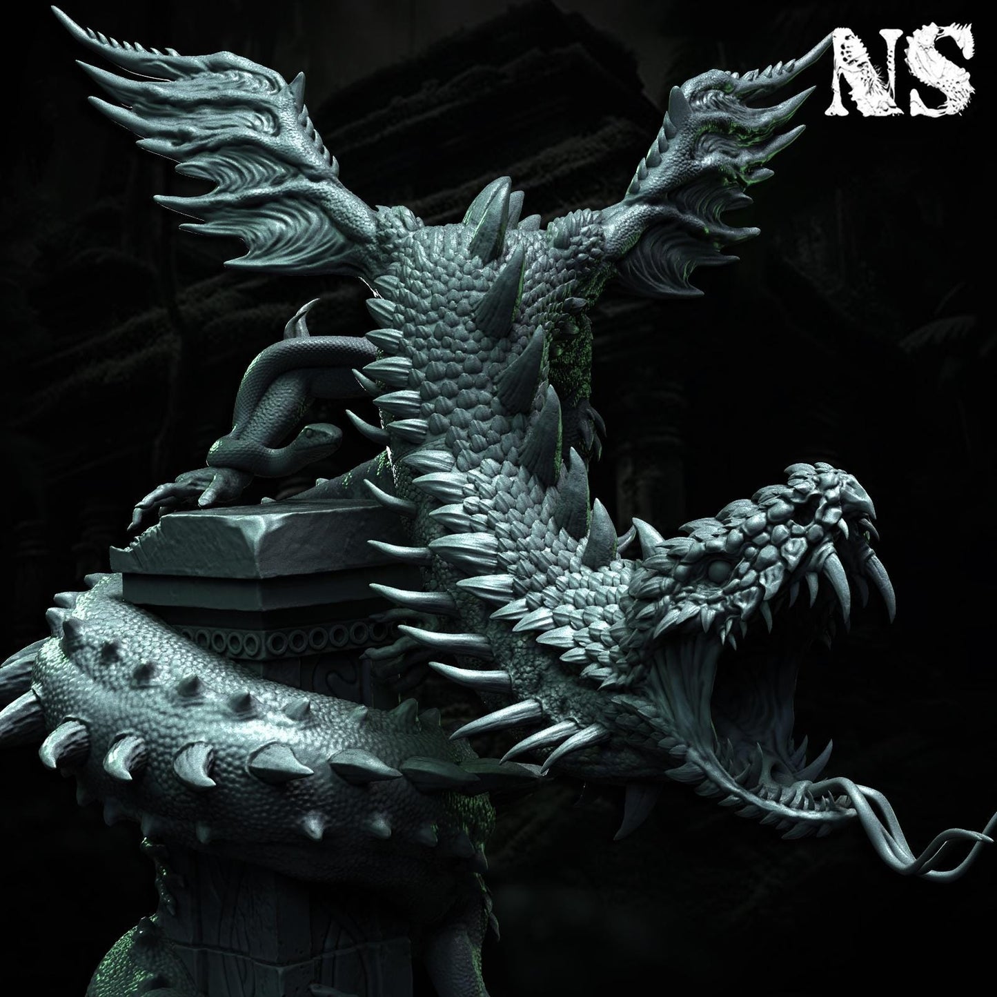 Yig, Father of Serpents | Lovecraft, Elder God | D&D Cosmic Horror Fantasy | NS Miniatures
