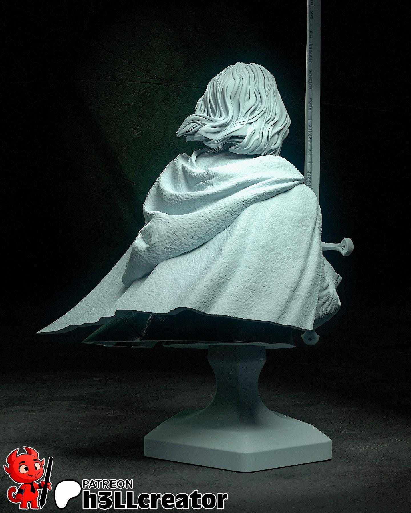 1:12 Ranger Called Strider | Resin Garage Kit Figure Movie Book Fan Art | h3LL creator