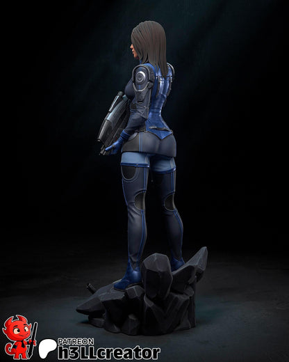 1:12 Gunnery Chief | Resin Garage Kit Figure Game Fan Art | h3LL creator