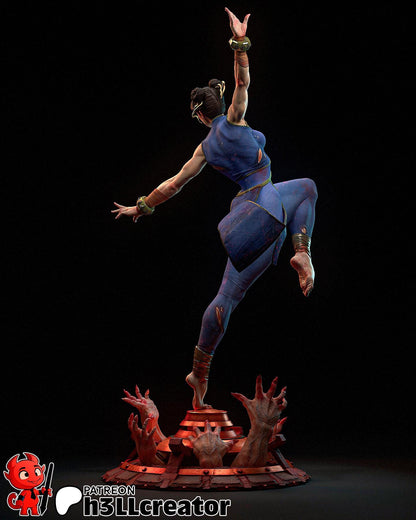 1:12 Martial Artist | Resin Garage Kit Figure Game Fan Art | h3LL creator