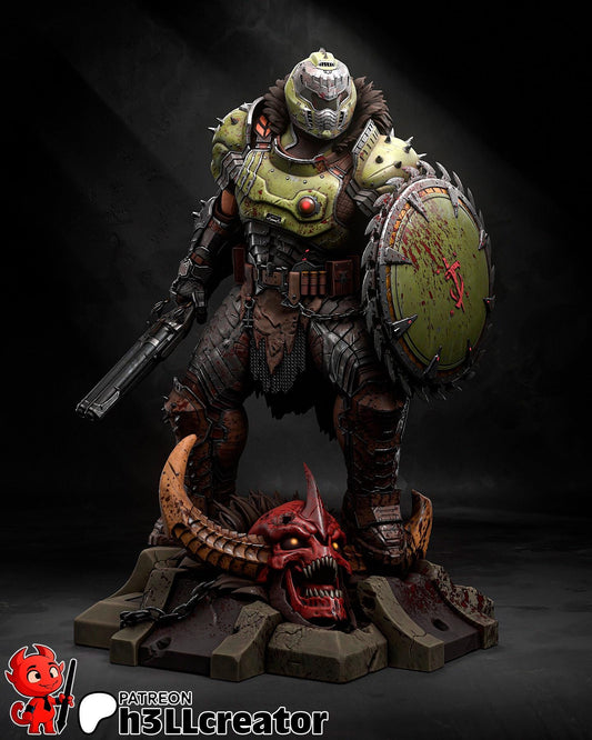 1:12 Ripping Tearing Slayer | Resin Garage Kit Figure Game Fan Art | h3LL creator