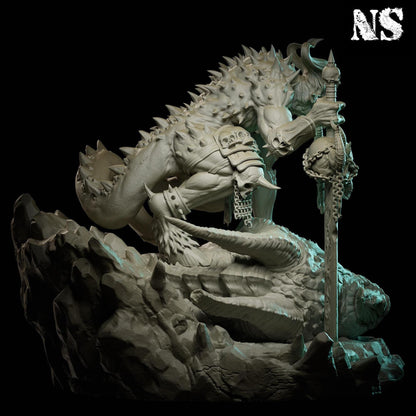 Dorgaath the Dragon Hunter | Lovecraft, Elder God | D&D Cosmic Horror Fantasy | NS Miniatures