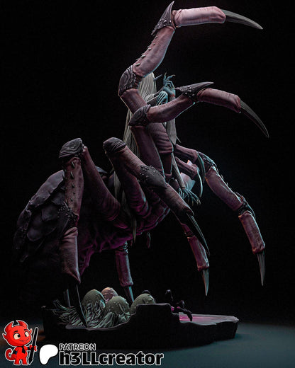 1:12 Queen of Spiders | Resin Garage Kit Figure Game D&D Fan Art | h3LL creator