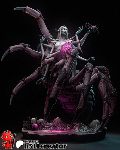 1:12 Queen of Spiders | Resin Garage Kit Figure Game D&D Fan Art | h3LL creator