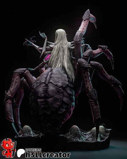 1:12 Queen of Spiders | Resin Garage Kit Figure Game D&D Fan Art | h3LL creator