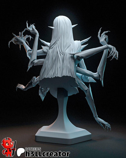 1:12 Queen of Spiders | Resin Garage Kit Figure Game D&D Fan Art | h3LL creator