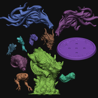 Eldritch Dragon | Lovecraft, Elder God | D&D Cosmic Horror Fantasy | NS Miniatures