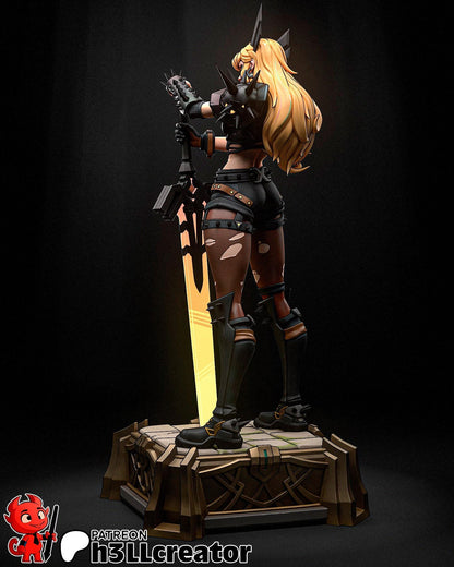1:12 Soulsword Wielder | Resin Garage Kit Figure Game Comic Fan Art | h3LL creator