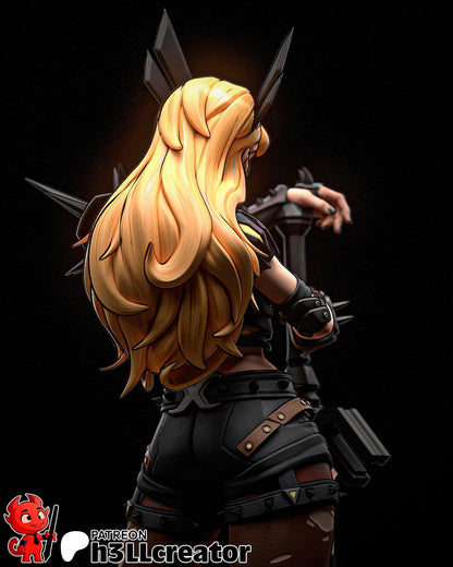 1:12 Soulsword Wielder | Resin Garage Kit Figure Game Comic Fan Art | h3LL creator
