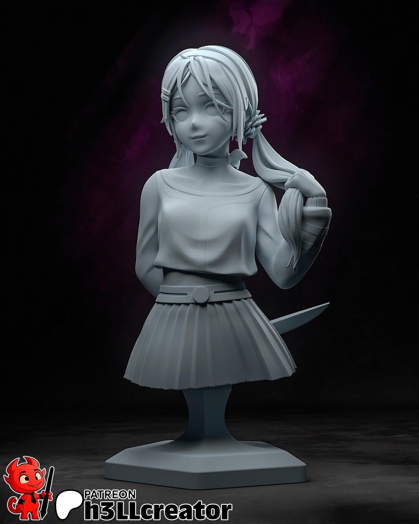 1:12 Crazy Mita | Resin Garage Kit Figure Game Fan Art | h3LL creator