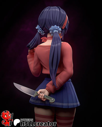 1:12 Crazy Mita | Resin Garage Kit Figure Game Fan Art | h3LL creator