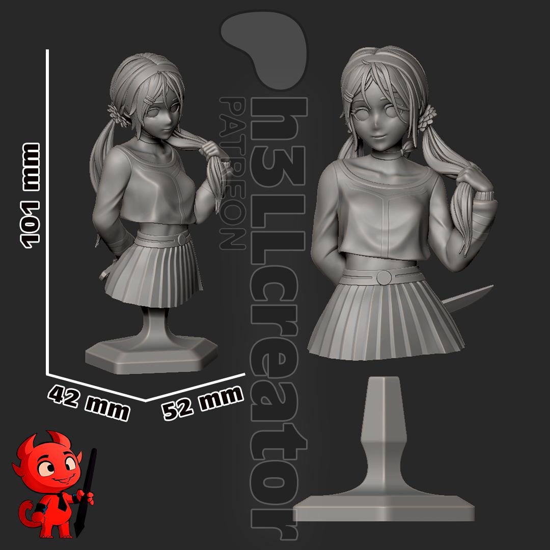 1:12 Crazy Mita | Resin Garage Kit Figure Game Fan Art | h3LL creator