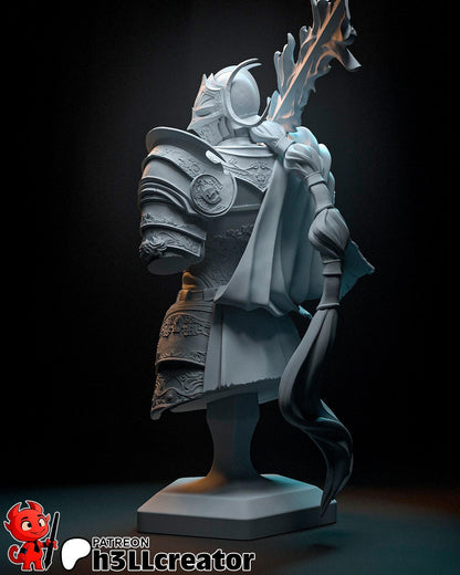 1:12 Twin Moon Knight | Resin Garage Kit Figure Game Fan Art | h3LL creator