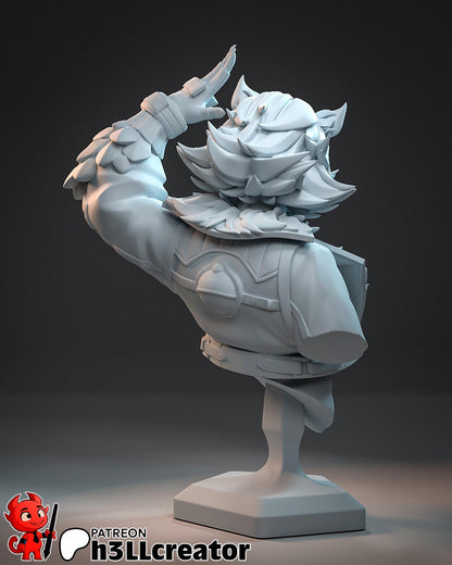 1:12 Squirrely Girlie | Resin Garage Kit Figure Game Comic Fan Art | h3LL creator