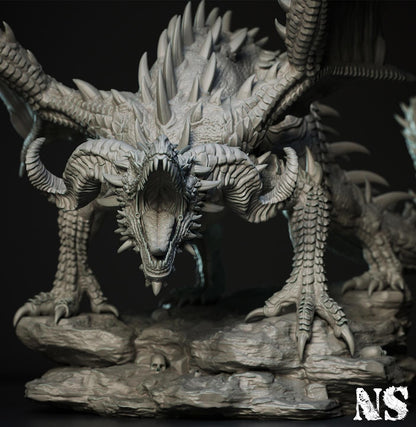 Young Red Dragon Roar | D&D Horror Fantasy | NS Miniatures