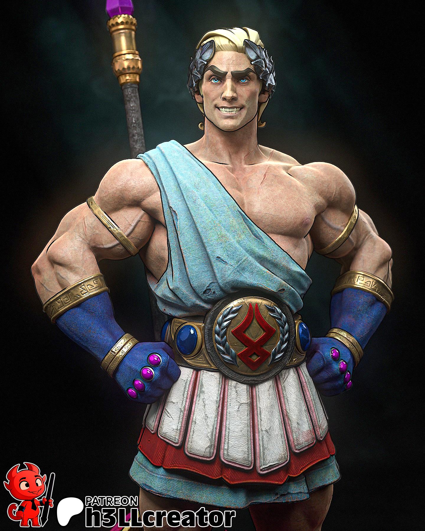 1:12 Hero of Myth | Resin Garage Kit Figure Game Fan Art | h3LL creator