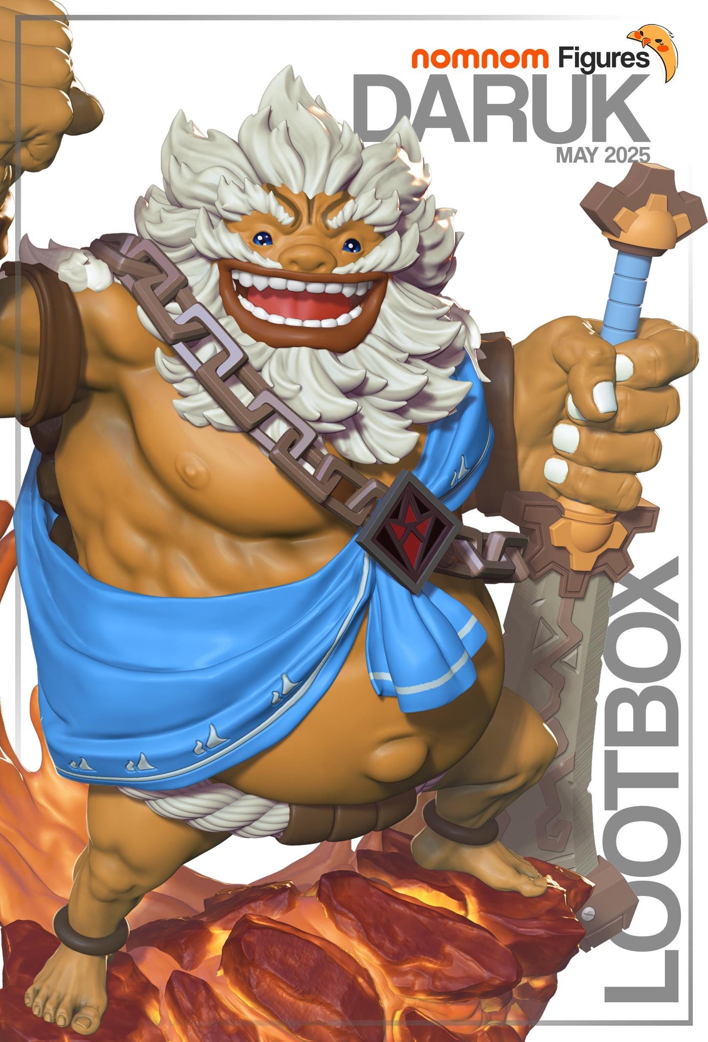 Hero of Stone | Resin Garage Kit Figure Game Fan Art | Nomnom Figures