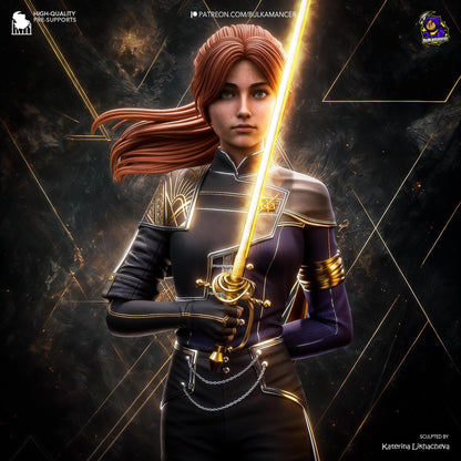 33rd Expedition Fencer | Resin Garage Kit Figure Game Fan Art | Bulkamancer Sculpts