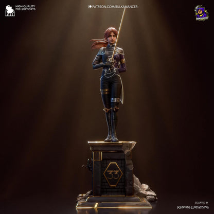 33rd Expedition Fencer | Resin Garage Kit Figure Game Fan Art | Bulkamancer Sculpts