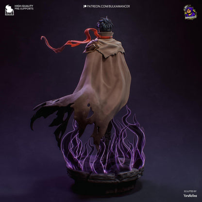 Lone Ascendant | Resin Garage Kit Sculpture Anime Video Game Fan Art Statue | Bulkamancer Sculpts
