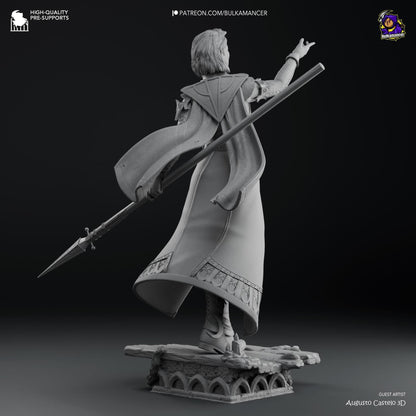 Moon Cleric | Resin Garage Kit Sculpture Anime Video Game Fan Art Statue | Bulkamancer Sculpts