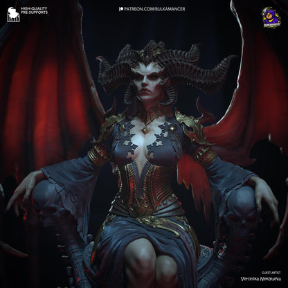 Mother of Demons | Resin Garage Kit Sculpture Anime Video Game Fan Art Statue | Bulkamancer Sculpts