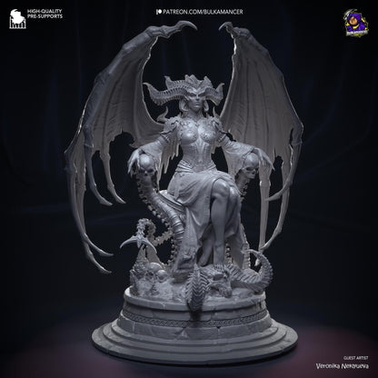 Mother of Demons | Resin Garage Kit Sculpture Anime Video Game Fan Art Statue | Bulkamancer Sculpts