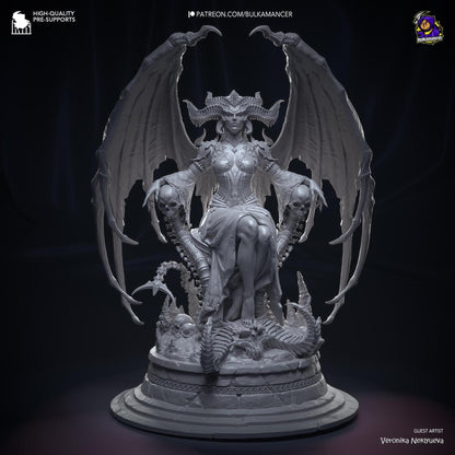 Mother of Demons | Resin Garage Kit Sculpture Anime Video Game Fan Art Statue | Bulkamancer Sculpts