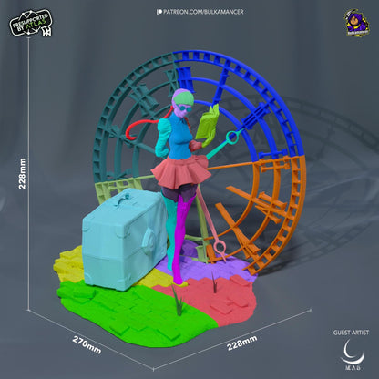 Observer of Timelines | Resin Garage Kit Sculpture Anime Video Game Fan Art Statue | Bulkamancer Sculpts