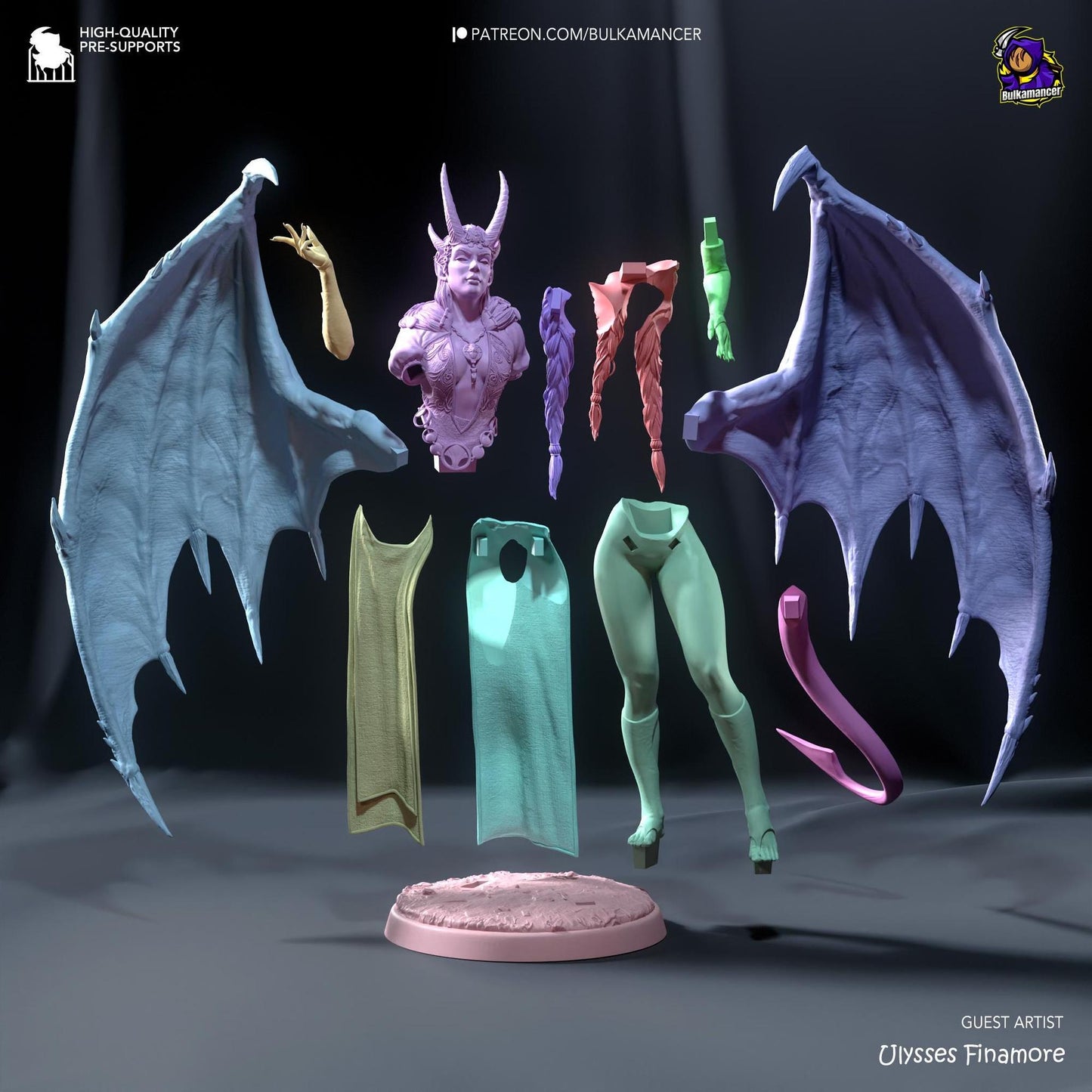 Pact Keeper | Resin Garage Kit Sculpture Anime Video Game Fan Art Statue | Bulkamancer Sculpts