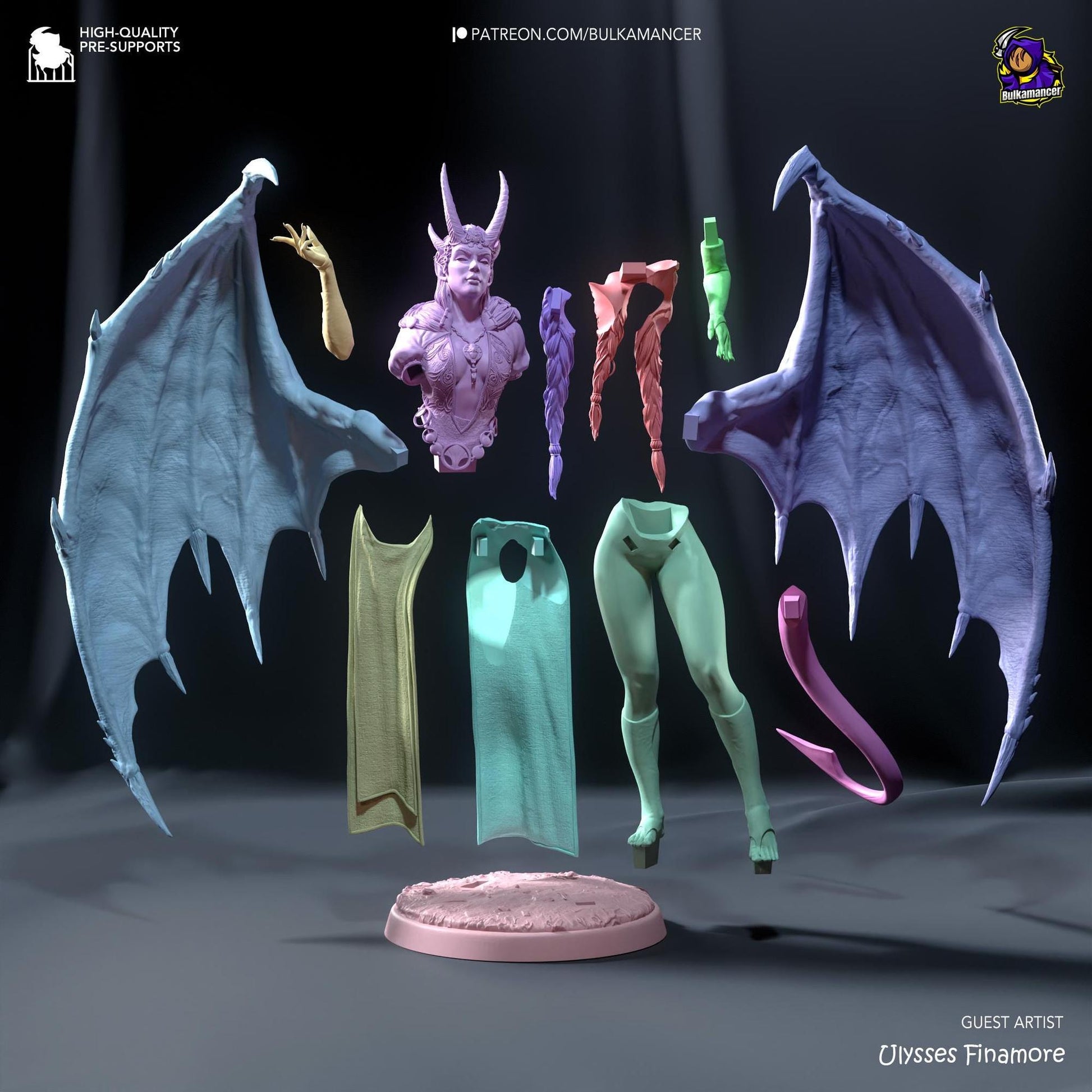 Pact Keeper | Resin Garage Kit Sculpture Anime Video Game Fan Art Statue | Bulkamancer Sculpts