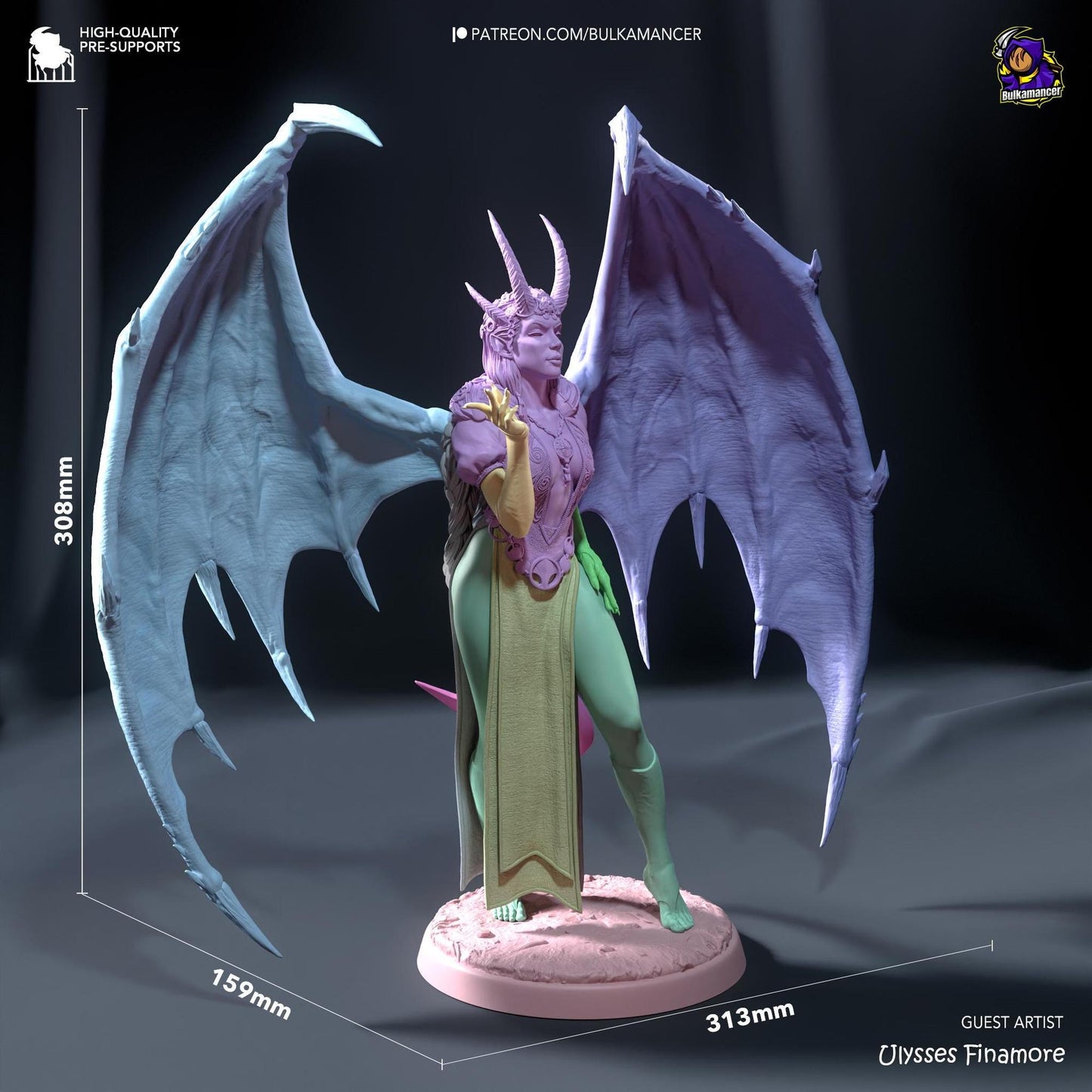 Pact Keeper | Resin Garage Kit Sculpture Anime Video Game Fan Art Statue | Bulkamancer Sculpts