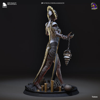 Plagued Priestess of Babylon | Resin Garage Kit Sculpture Anime Video Game Fan Art Statue | Bulkamancer Sculpts