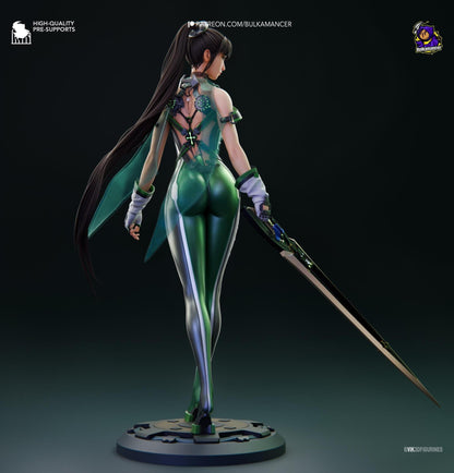 Planetary Defender | Resin Garage Kit Sculpture Anime Video Game Fan Art Statue | Bulkamancer Sculpts