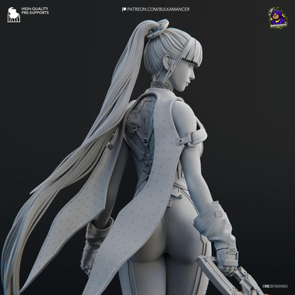 Planetary Defender | Resin Garage Kit Sculpture Anime Video Game Fan Art Statue | Bulkamancer Sculpts