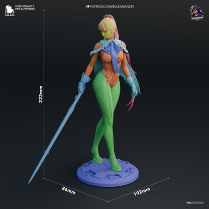 Planetary Defender | Resin Garage Kit Sculpture Anime Video Game Fan Art Statue | Bulkamancer Sculpts