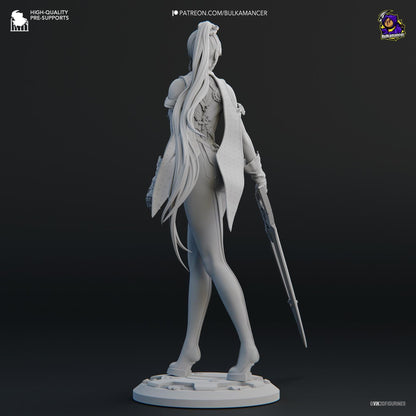 Planetary Defender | Resin Garage Kit Sculpture Anime Video Game Fan Art Statue | Bulkamancer Sculpts