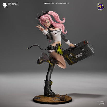 Prodigal Mercenary | Resin Garage Kit Sculpture Anime Video Game Fan Art Statue | Bulkamancer Sculpts