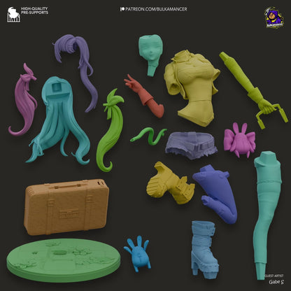 Prodigal Mercenary | Resin Garage Kit Sculpture Anime Video Game Fan Art Statue | Bulkamancer Sculpts