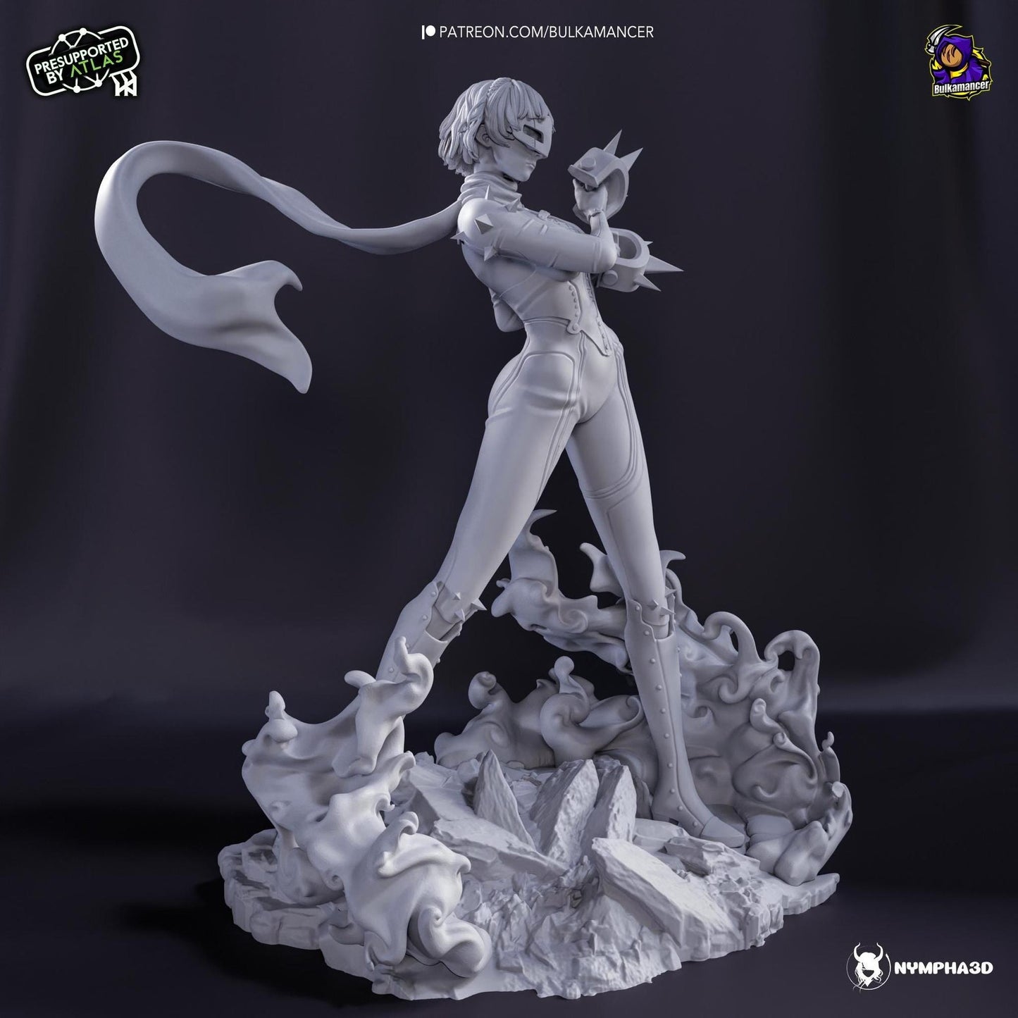 Pugilist Queen | Resin Garage Kit Sculpture Anime Video Game Fan Art Statue | Bulkamancer Sculpts