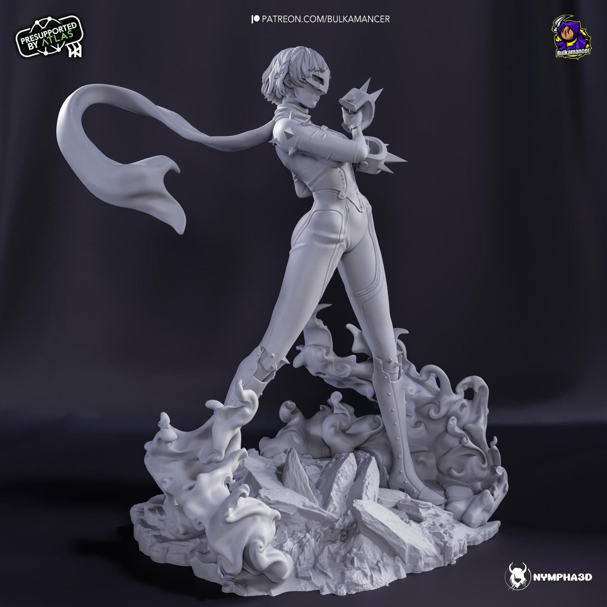 Pugilist Queen | Resin Garage Kit Sculpture Anime Video Game Fan Art Statue | Bulkamancer Sculpts