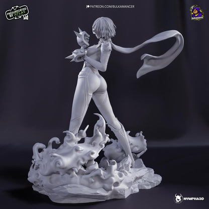 Pugilist Queen | Resin Garage Kit Sculpture Anime Video Game Fan Art Statue | Bulkamancer Sculpts