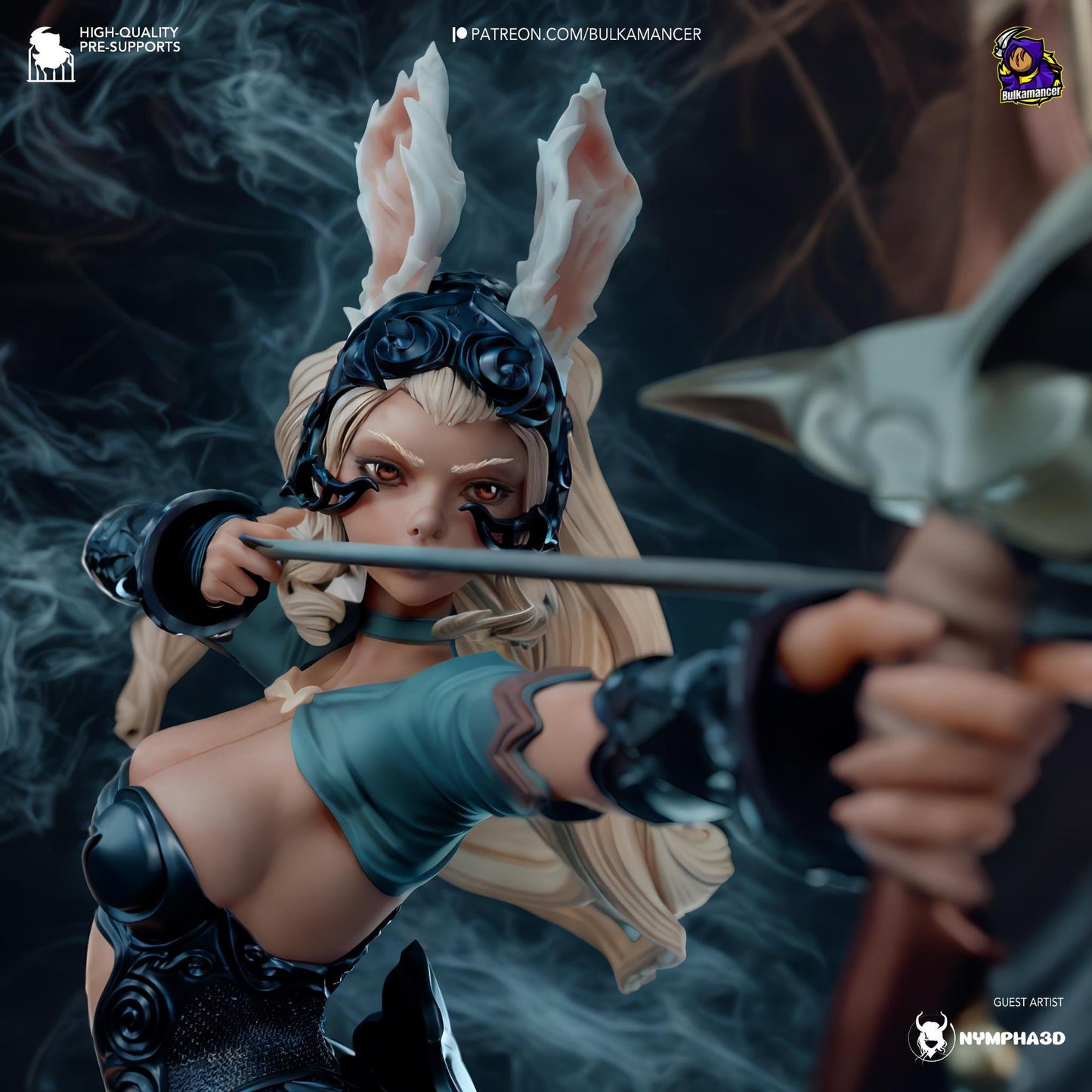 Reserved Sky Pirate | Resin Garage Kit Sculpture Anime Video Game Fan Art Statue | Bulkamancer Sculpts