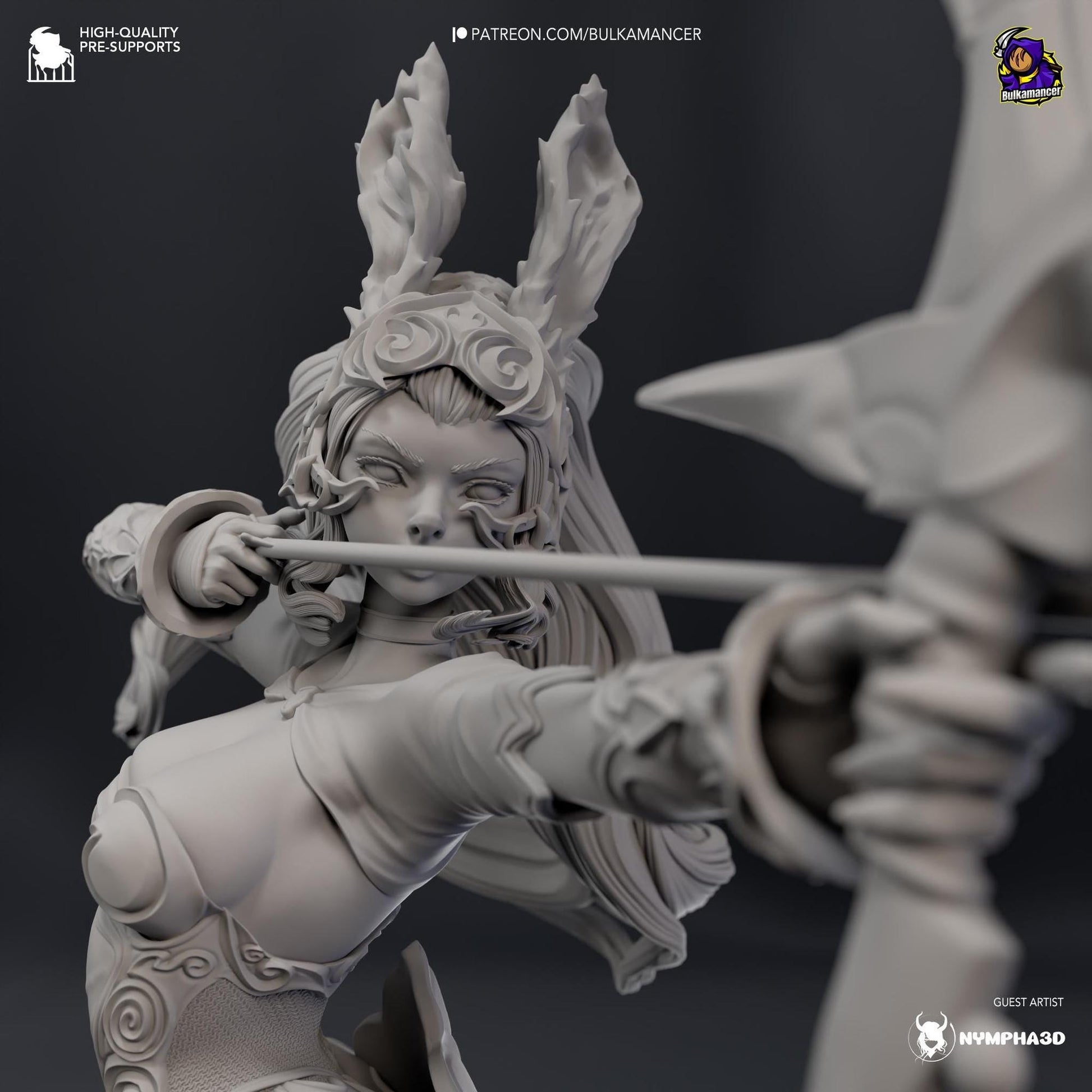Reserved Sky Pirate | Resin Garage Kit Sculpture Anime Video Game Fan Art Statue | Bulkamancer Sculpts