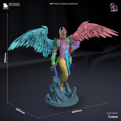 Resplendent Paladin | Resin Garage Kit Sculpture Anime Video Game Fan Art Statue | Bulkamancer Sculpts