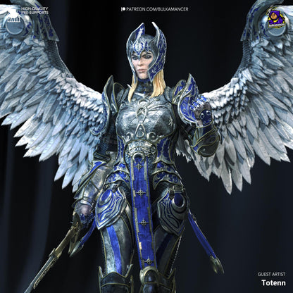 Resplendent Paladin | Resin Garage Kit Sculpture Anime Video Game Fan Art Statue | Bulkamancer Sculpts